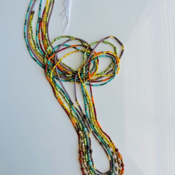 7 Chakra Traditional Waistbead Set - Picture 3 of 3